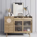 Nordic Sideboard Side Cabinet 3d model
