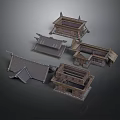 Traditional Chinese Architecture Roof Models With Ancient Style And Detailed Design