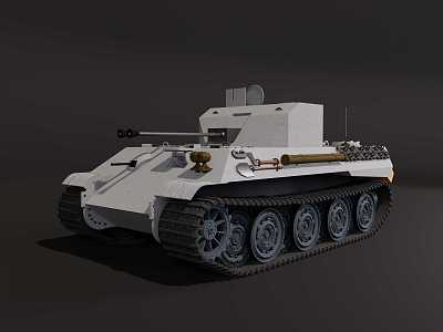 German World War II tanks 3d model