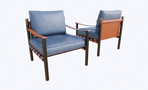 Modern single sofa 3d model