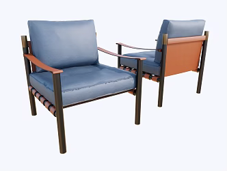 Modern single sofa 3d model