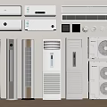 Various Air Conditioners And Fans In Different Styles For Home Cooling
