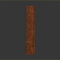 Wooden Bookcase Furniture With Multiple Shelves And Bottom Cabinet Door