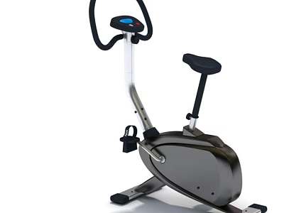 Sturdy Fitness Exercise Bike For Home Use With Digital Display And Comfortable Seat 3d model