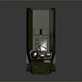 Military Armored Tracked Vehicle with Turret and Reinforced Hull for Tactical Operations