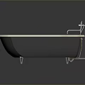 Vintage Style Free Standing Bathtub With Metal Legs And Classic Faucet Design