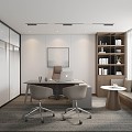 Minimalist Office 3d model