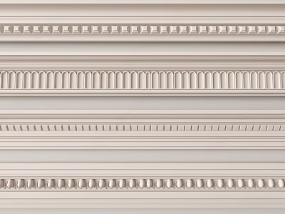 Plaster line combination 3d model