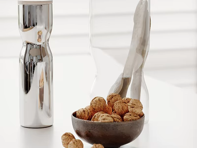 Vase Cup Bottle Tray Desktop Decoration 3d model