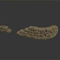 Stacked Stone Bricks With Rough Surface And Natural Texture For Household Decorative Steps