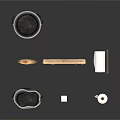 Essential Cleaning Tools Collection With Brooms Buckets Brushes Toilet Paper