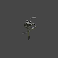 Swiss sword 16th century 3d model
