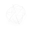 Abstract Sphere Structure With Hair Like Lines And Organ Inspired Design On White Background