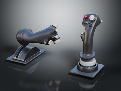 Modern joystick flight rocker aircraft joystick model