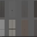 Sleek Modern Wardrobe Doors in Multiple Colors and Minimalist Handle Designs