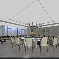 Modern Hotel Public Lounge Area With Comfortable Sofas Wooden Coffee Tables Bookshelves And Large Artworks