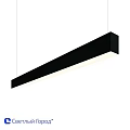Modern Black Rectangular Pendant Light with Sleek Design and LED Illumination for Contemporary Interior Spaces