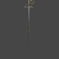Thorn Sword with Chain Handle 3d model