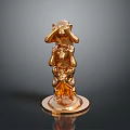 Monkey Cartoon Monkey Anime Monkey Stylized Monkey Fantasy Style Monkey Toy 3d model