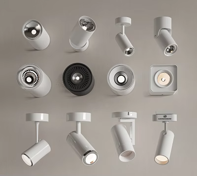 Modern Decorative Downlights And Spotlights With Various Styles For Home Lighting 3d model