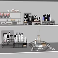 Stylish Bathroom Accessories with Transparent Gold Storage Organizers like Skincare Products Cosmetics And Fragrance Bottles