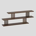 Wooden Wall Mounted Multi Tier Shelving Unit For Home Storage Organization