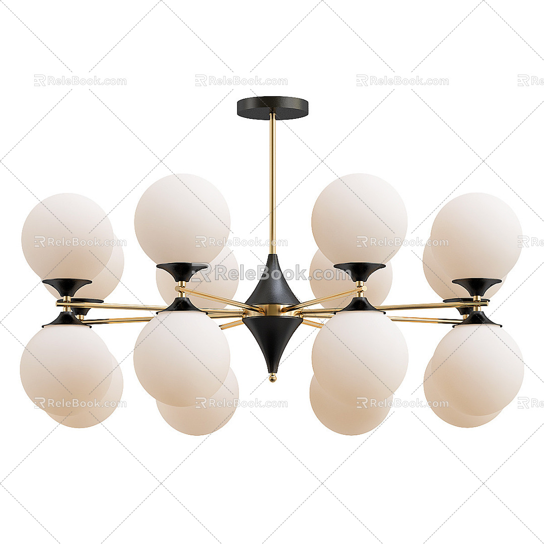 Modern chandelier metal multi-head chandelier model