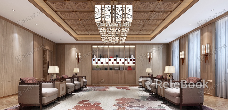 New Chinese Reception Hall model