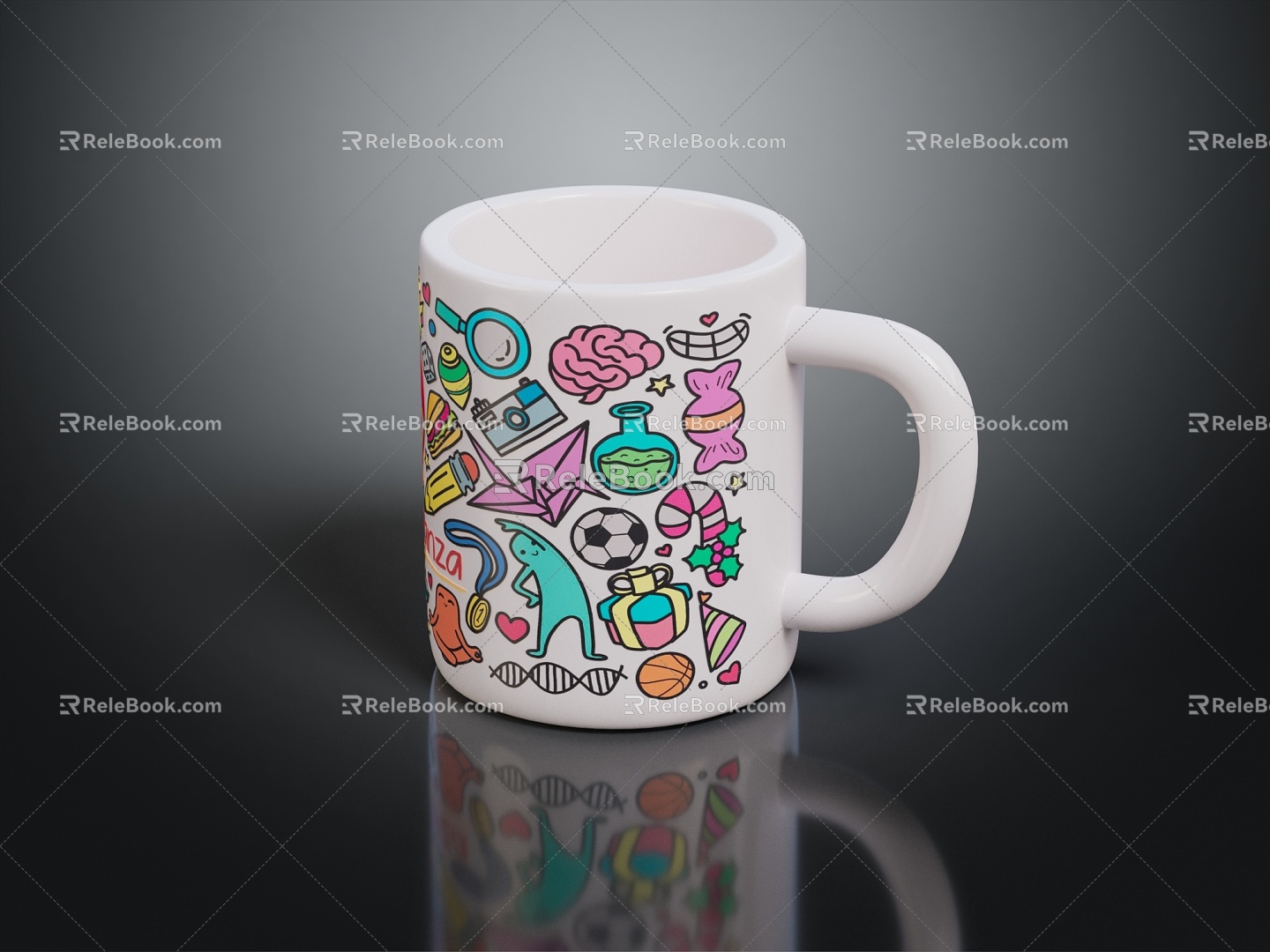 Modern Cup Mug Coffee Cup Tea Cup model