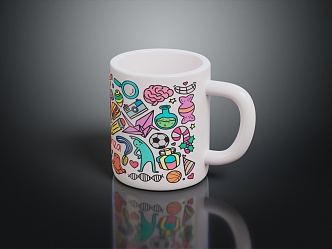 Modern Cup Mug Coffee Cup Tea Cup 3d model