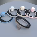 Colorful Phone Camera Lens Accessories With Multiple Styles And Secure Mount Design 3d model