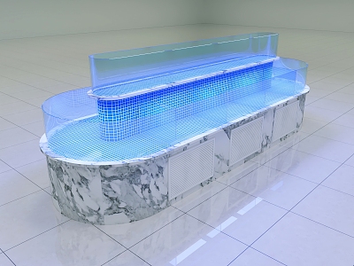 Modern Seafood Pool Seafood Fish Tank model