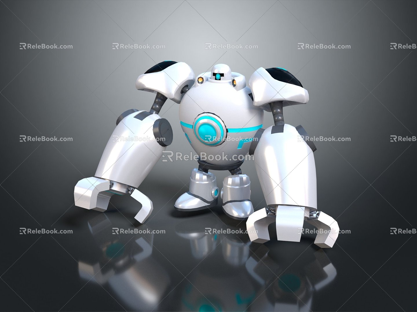 Mecha Warrior Mecha Soldier Machine Armor Mechanical Armor 3d model