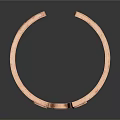 Elegant Copper Bracelet With Intricate Engraved Patterns For Daily Accessory Use
