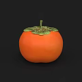 Persimmon Simulation Persimmon Ornaments 3d model