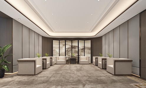 VIP Reception Room Modern Reception Room 3d model