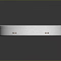 White Round Storage Box For Musical Instruments And Art Supplies With Metal Clasps