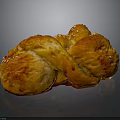 Delicious Homemade Baked Bread With Golden Crust Sesame Seeds Twisted Shape And Soft Fluffy Texture