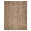 Natural Brown Woven Square Rug With Textured Pattern For Home Interior 3d model