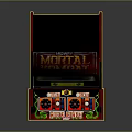 Red Dragon Fist Electronic Arcade Machine With Retro Design And Dragon Graphics
