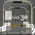 Activity Passage With Chronological Year Numbers And Illuminated Archway Frames