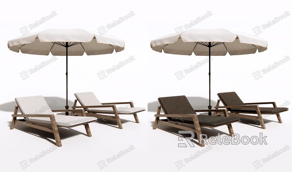 Outdoor Reclining Chair Beach Reclining Chair Outdoor Chair Parasol model