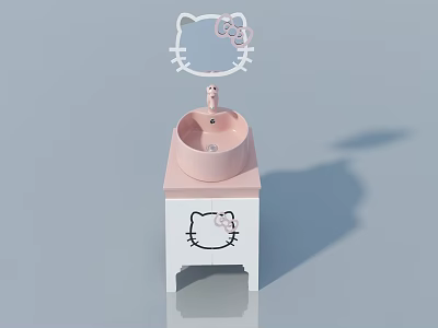 Sink sink perfume cosmetics 3d model