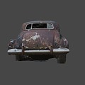 Rusty Cadillac car 3d model