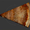Delicious Cheesy Pizza Slice With Fresh Tomato Sauce And Golden Crust