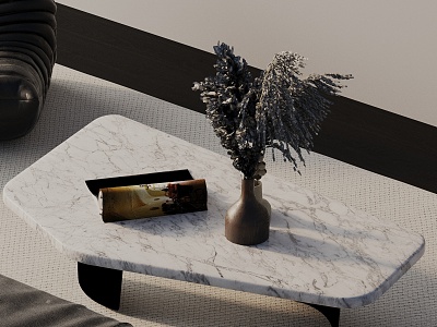 Modern coffee table model