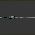 3D Rendered Fantasy Blade With Intricate Design Green Gemstones And Glowing Hilt