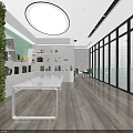 Modern Lounge Area Interior Design With Living Plant Wall Natural Decor And Wooden Flooring
