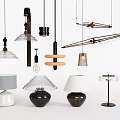 Chandelier Spotlight Decorative Lamp Table Lamp Reading Lamp Glass Lamp 3d model