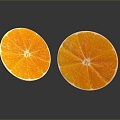 Modern Orange Orange Sliced Orange Fruit 3d model